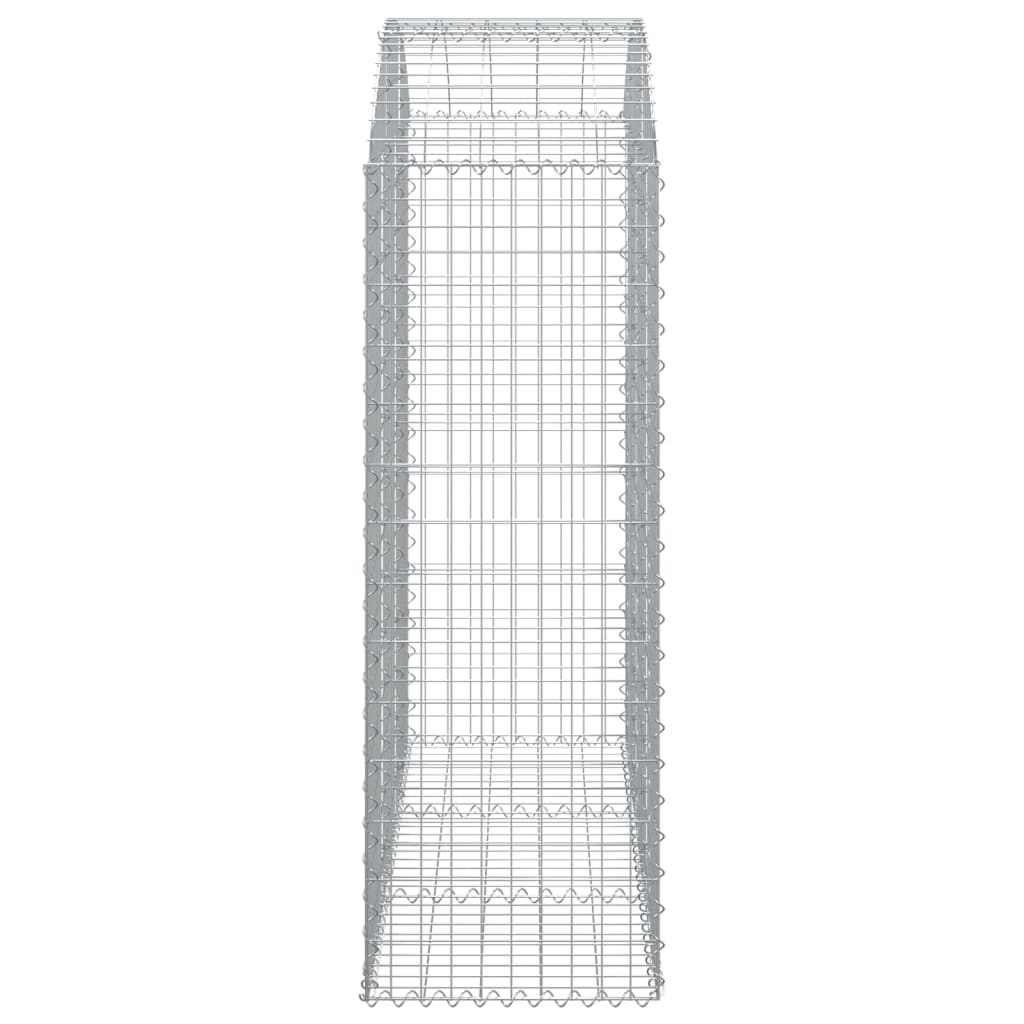 Schanskorf gewelfd 150x50x140/160 cm gegalvaniseerd ijzer is nu te koop bij PeponiXL, paradijselijk wonen!