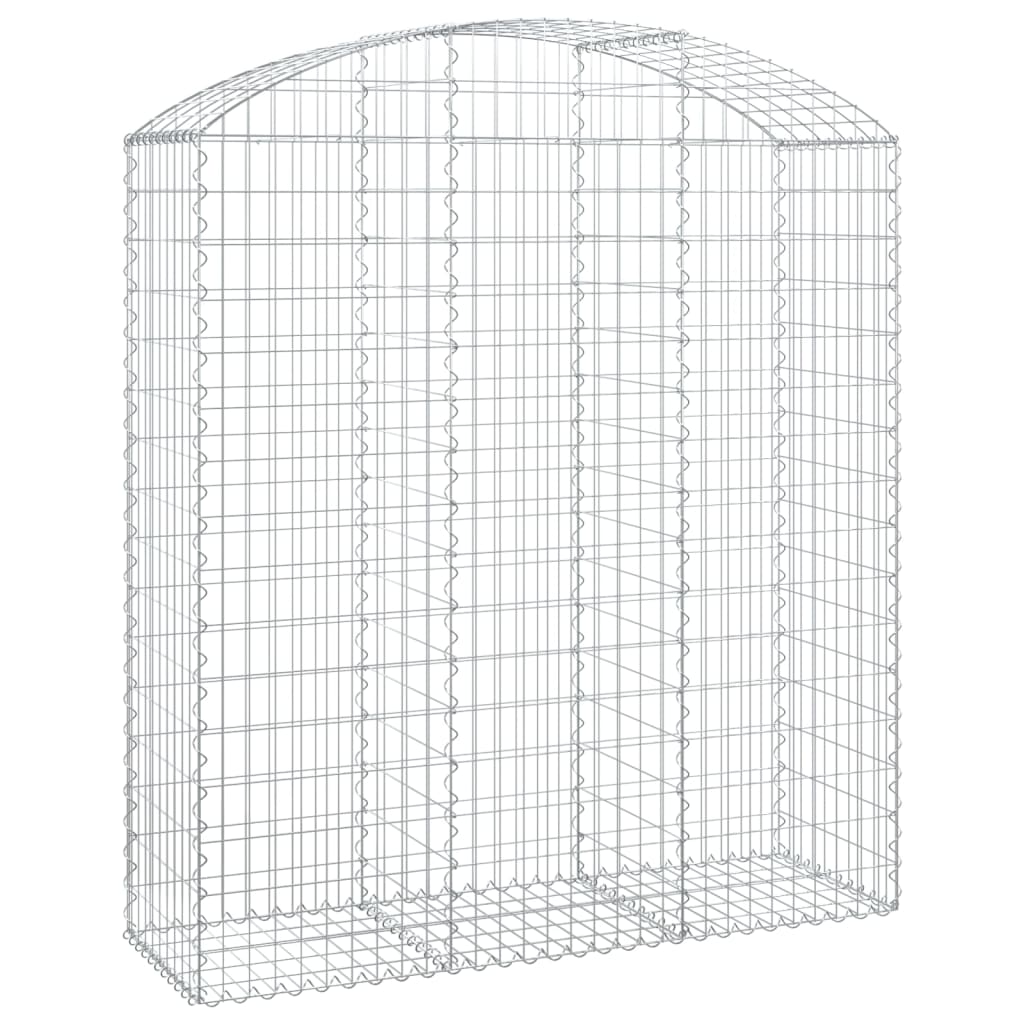 Schanskorf gewelfd 150x50x160/180 cm gegalvaniseerd ijzer is nu te koop bij PeponiXL, paradijselijk wonen!