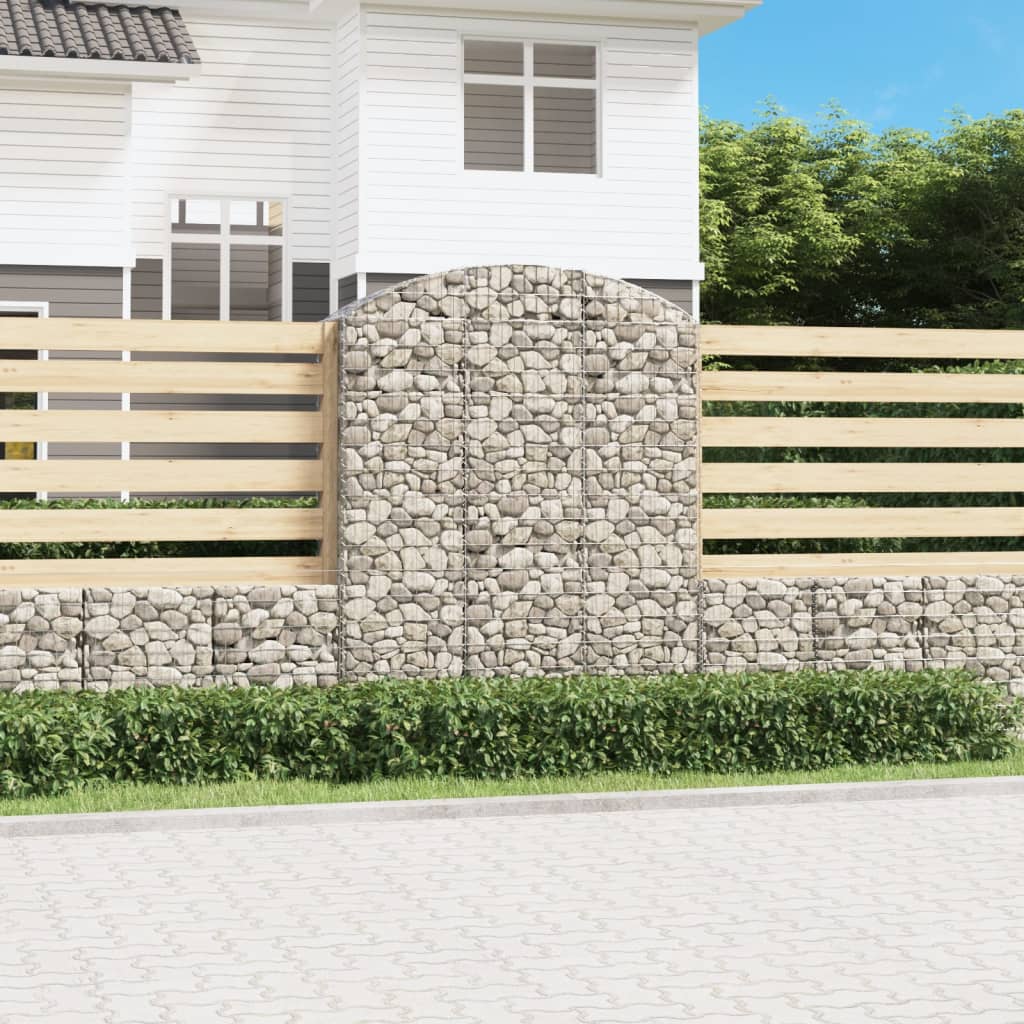 Schanskorf gewelfd 150x50x180/200 cm gegalvaniseerd ijzer is nu te koop bij PeponiXL, paradijselijk wonen!