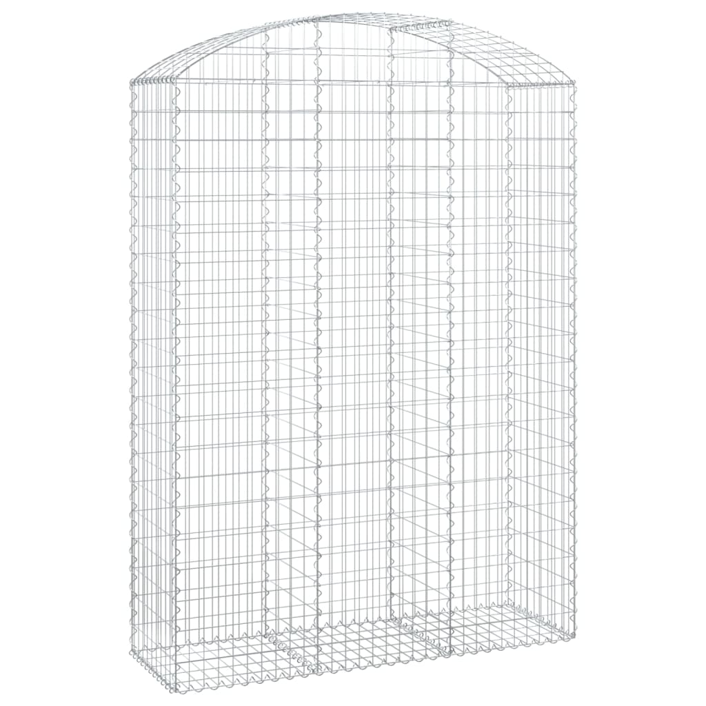Schanskorf gewelfd 150x50x200/220 cm gegalvaniseerd ijzer is nu te koop bij PeponiXL, paradijselijk wonen!