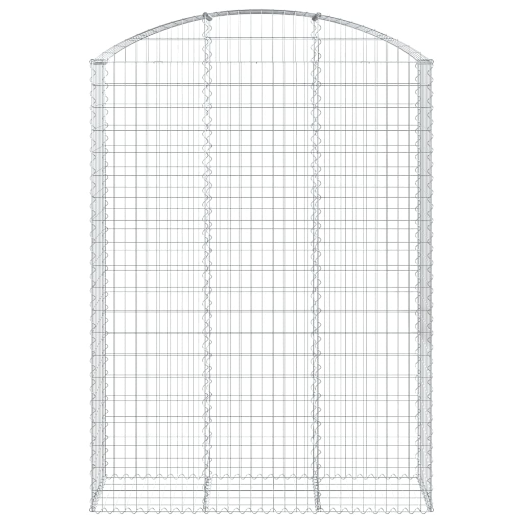 Schanskorf gewelfd 150x50x200/220 cm gegalvaniseerd ijzer is nu te koop bij PeponiXL, paradijselijk wonen!