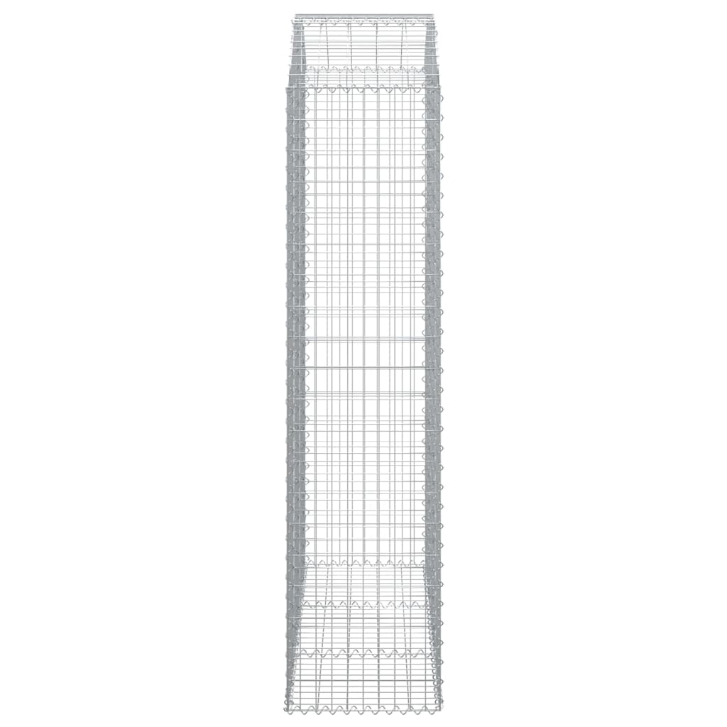 Schanskorf gewelfd 150x50x200/220 cm gegalvaniseerd ijzer is nu te koop bij PeponiXL, paradijselijk wonen!