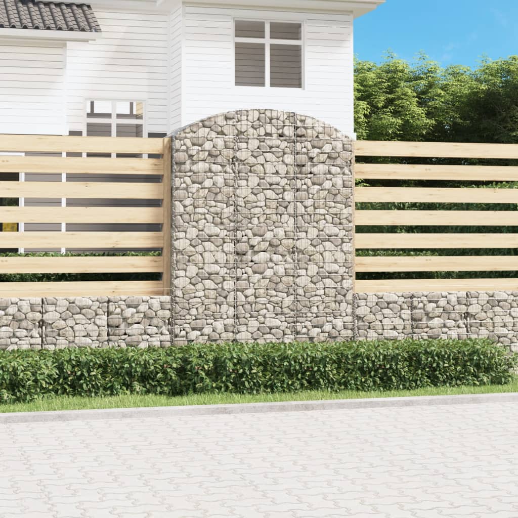 Schanskorf gewelfd 150x50x200/220 cm gegalvaniseerd ijzer is nu te koop bij PeponiXL, paradijselijk wonen!