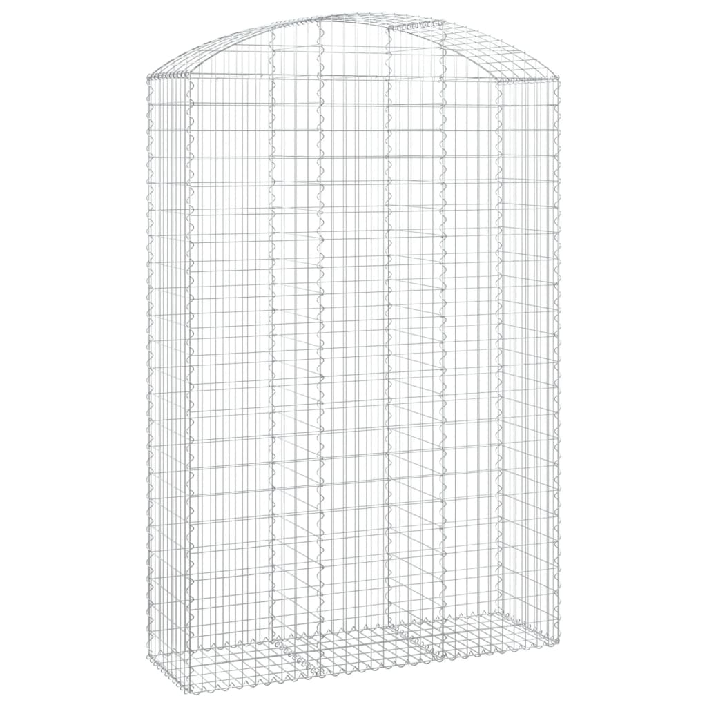 Schanskorf gewelfd 150x50x220/240 cm gegalvaniseerd ijzer is nu te koop bij PeponiXL, paradijselijk wonen!
