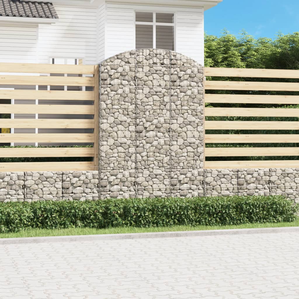 Schanskorf gewelfd 150x50x220/240 cm gegalvaniseerd ijzer is nu te koop bij PeponiXL, paradijselijk wonen!
