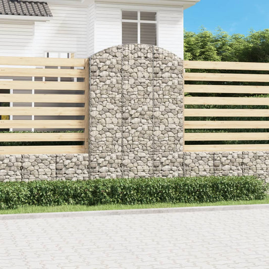 Schanskorf gewelfd 150x50x220/240 cm gegalvaniseerd ijzer is nu te koop bij PeponiXL, paradijselijk wonen!