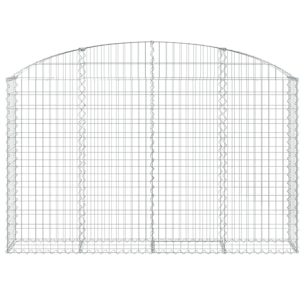 Schanskorf gewelfd 200x30x120/140 cm gegalvaniseerd ijzer is nu te koop bij PeponiXL, paradijselijk wonen!