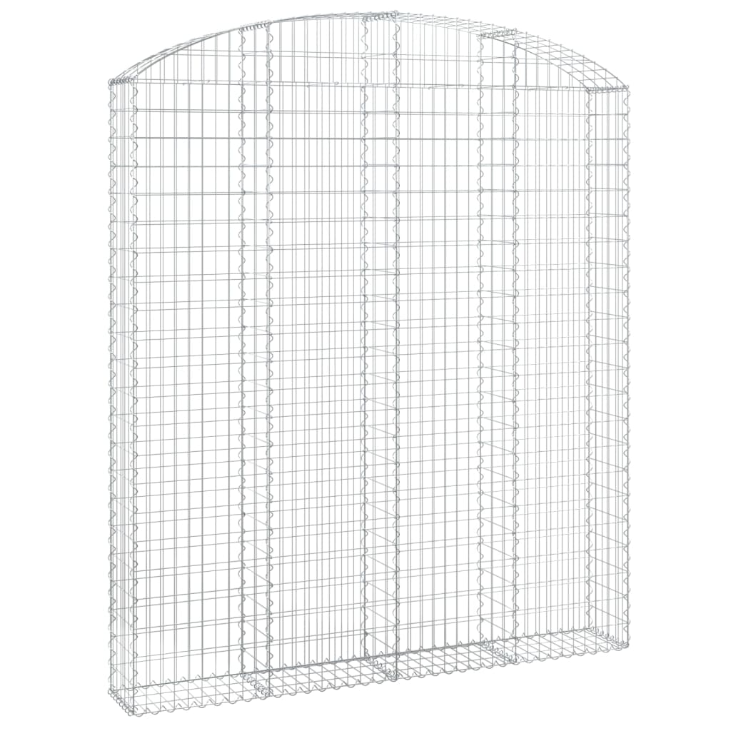 Schanskorf gewelfd 200x30x220/240 cm gegalvaniseerd ijzer is nu te koop bij PeponiXL, paradijselijk wonen!