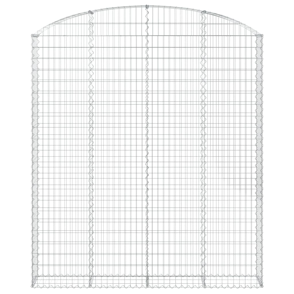 Schanskorf gewelfd 200x30x220/240 cm gegalvaniseerd ijzer is nu te koop bij PeponiXL, paradijselijk wonen!