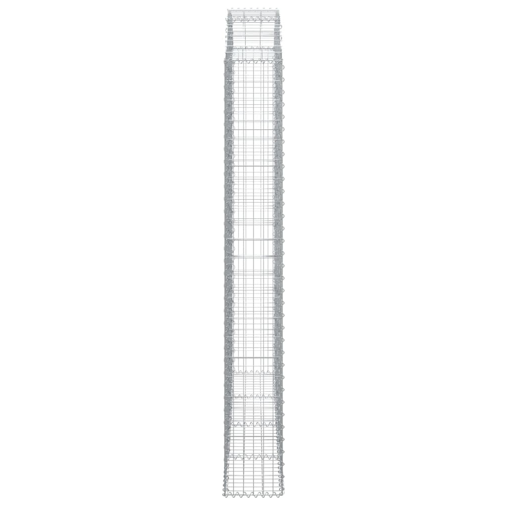 Schanskorf gewelfd 200x30x220/240 cm gegalvaniseerd ijzer is nu te koop bij PeponiXL, paradijselijk wonen!