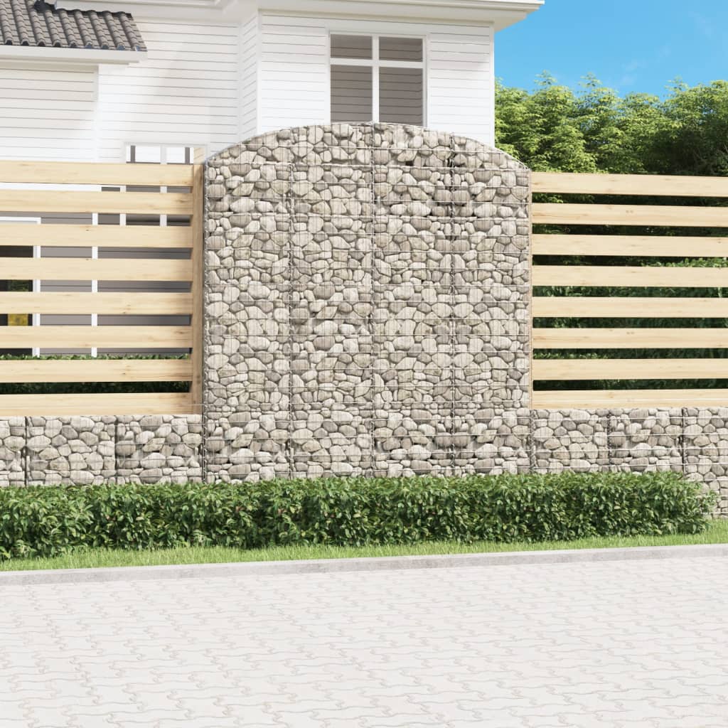 Schanskorf gewelfd 200x30x220/240 cm gegalvaniseerd ijzer is nu te koop bij PeponiXL, paradijselijk wonen!