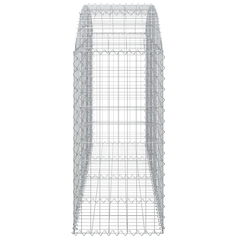 Schanskorf gewelfd 200x50x100/120 cm gegalvaniseerd ijzer is nu te koop bij PeponiXL, paradijselijk wonen!
