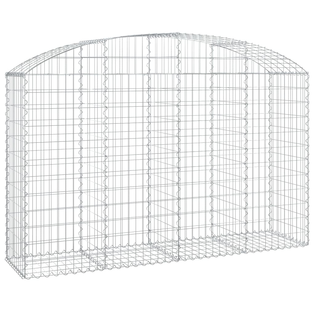 Schanskorf gewelfd 200x50x120/140 cm gegalvaniseerd ijzer is nu te koop bij PeponiXL, paradijselijk wonen!