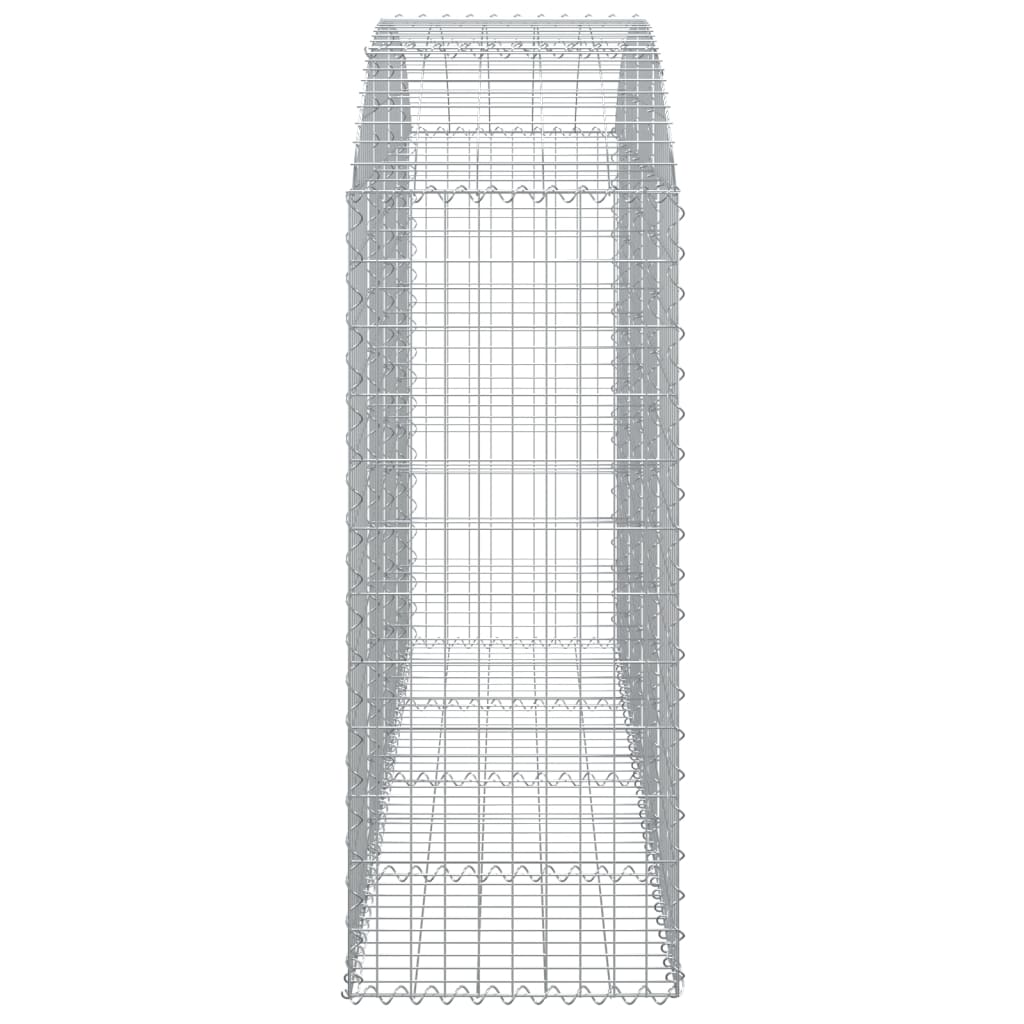 Schanskorf gewelfd 200x50x120/140 cm gegalvaniseerd ijzer is nu te koop bij PeponiXL, paradijselijk wonen!