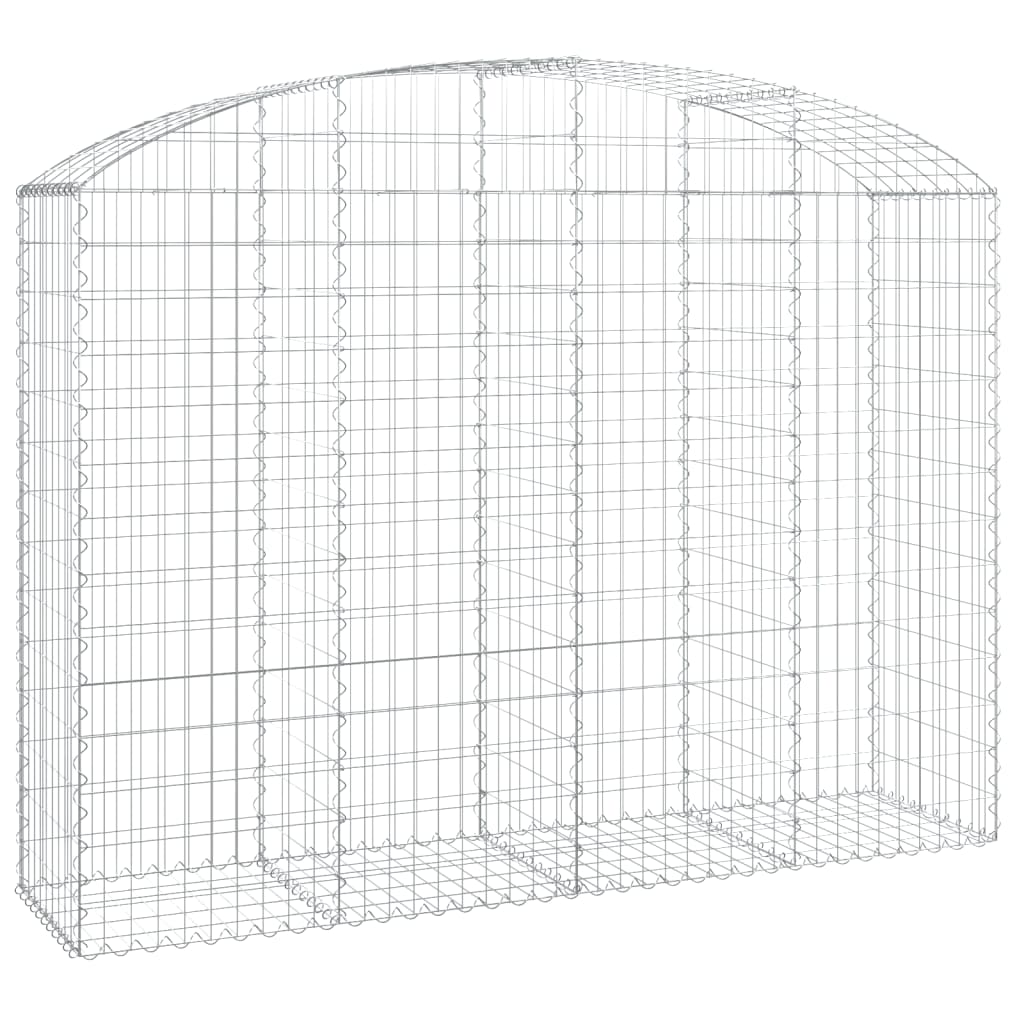 Schanskorf gewelfd 200x50x140/160 cm gegalvaniseerd ijzer is nu te koop bij PeponiXL, paradijselijk wonen!