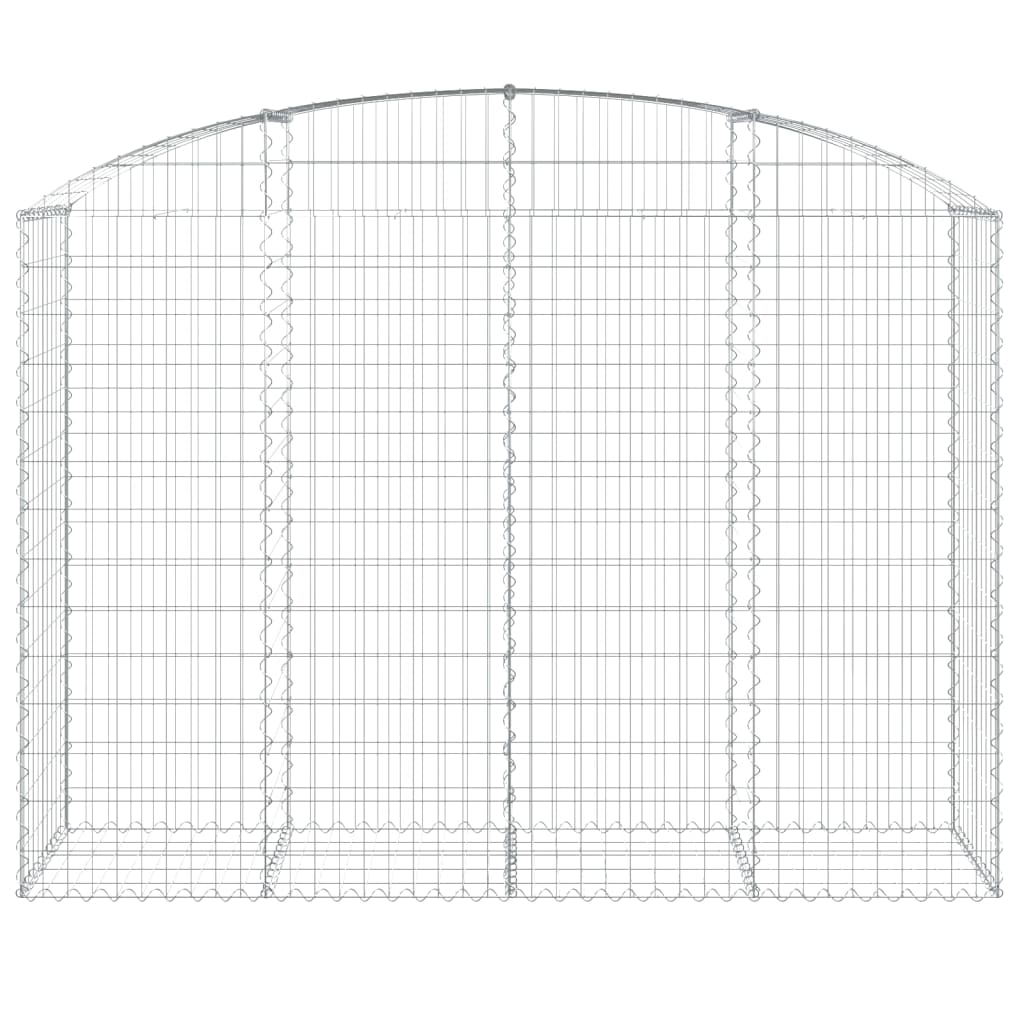 Schanskorf gewelfd 200x50x140/160 cm gegalvaniseerd ijzer is nu te koop bij PeponiXL, paradijselijk wonen!