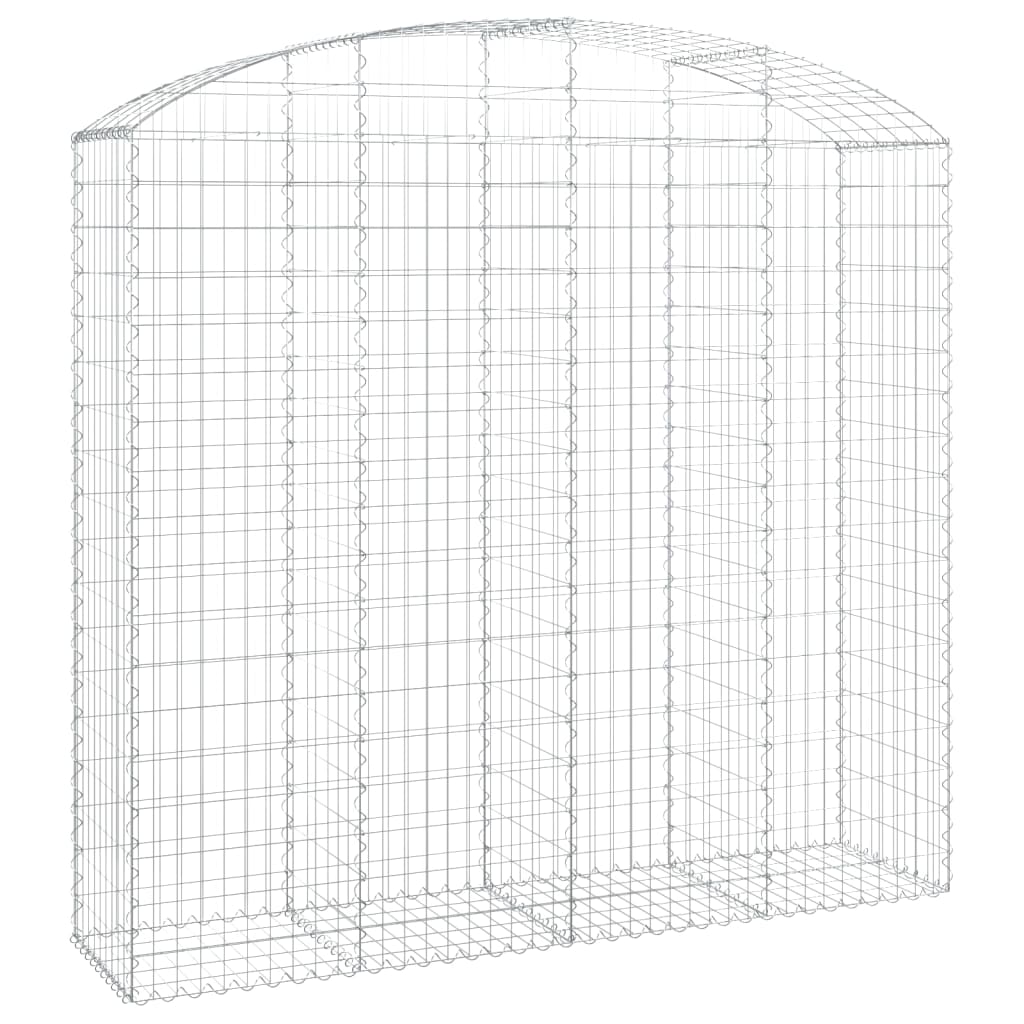 Schanskorf gewelfd 200x50x180/200 cm gegalvaniseerd ijzer is nu te koop bij PeponiXL, paradijselijk wonen!
