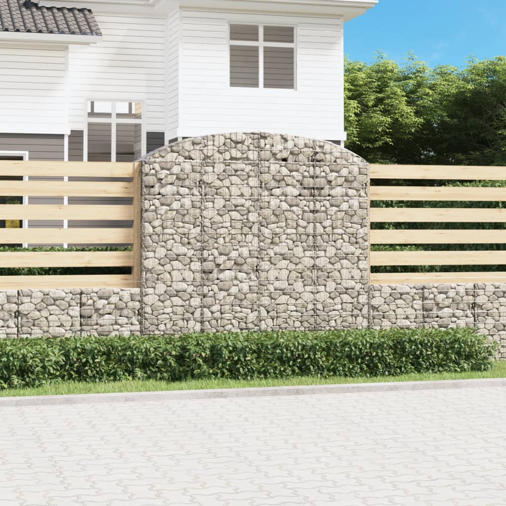 Schanskorf gewelfd 200x50x180/200 cm gegalvaniseerd ijzer is nu te koop bij PeponiXL, paradijselijk wonen!