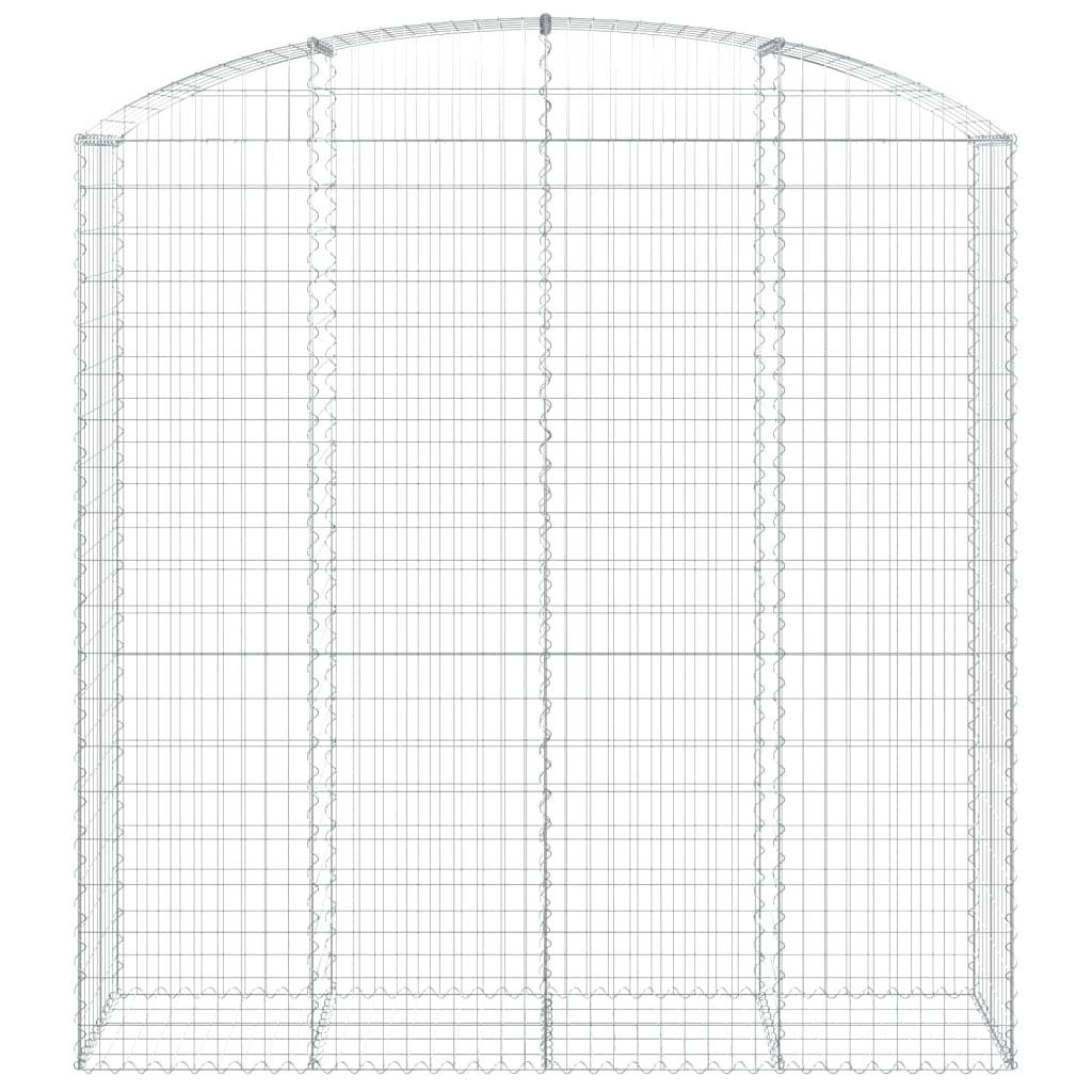 Schanskorf gewelfd 200x50x200/220 cm gegalvaniseerd ijzer is nu te koop bij PeponiXL, paradijselijk wonen!