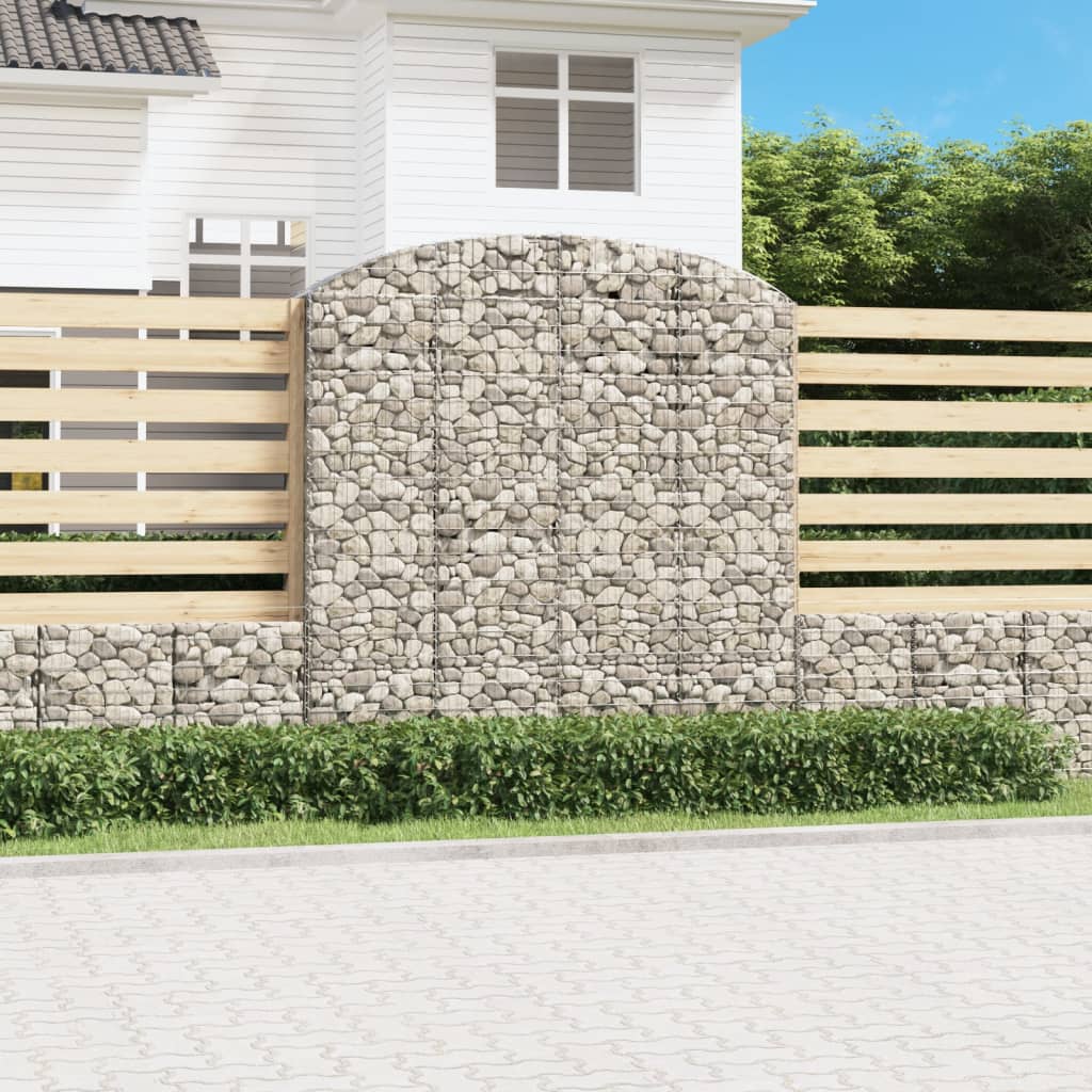 Schanskorf gewelfd 200x50x200/220 cm gegalvaniseerd ijzer is nu te koop bij PeponiXL, paradijselijk wonen!