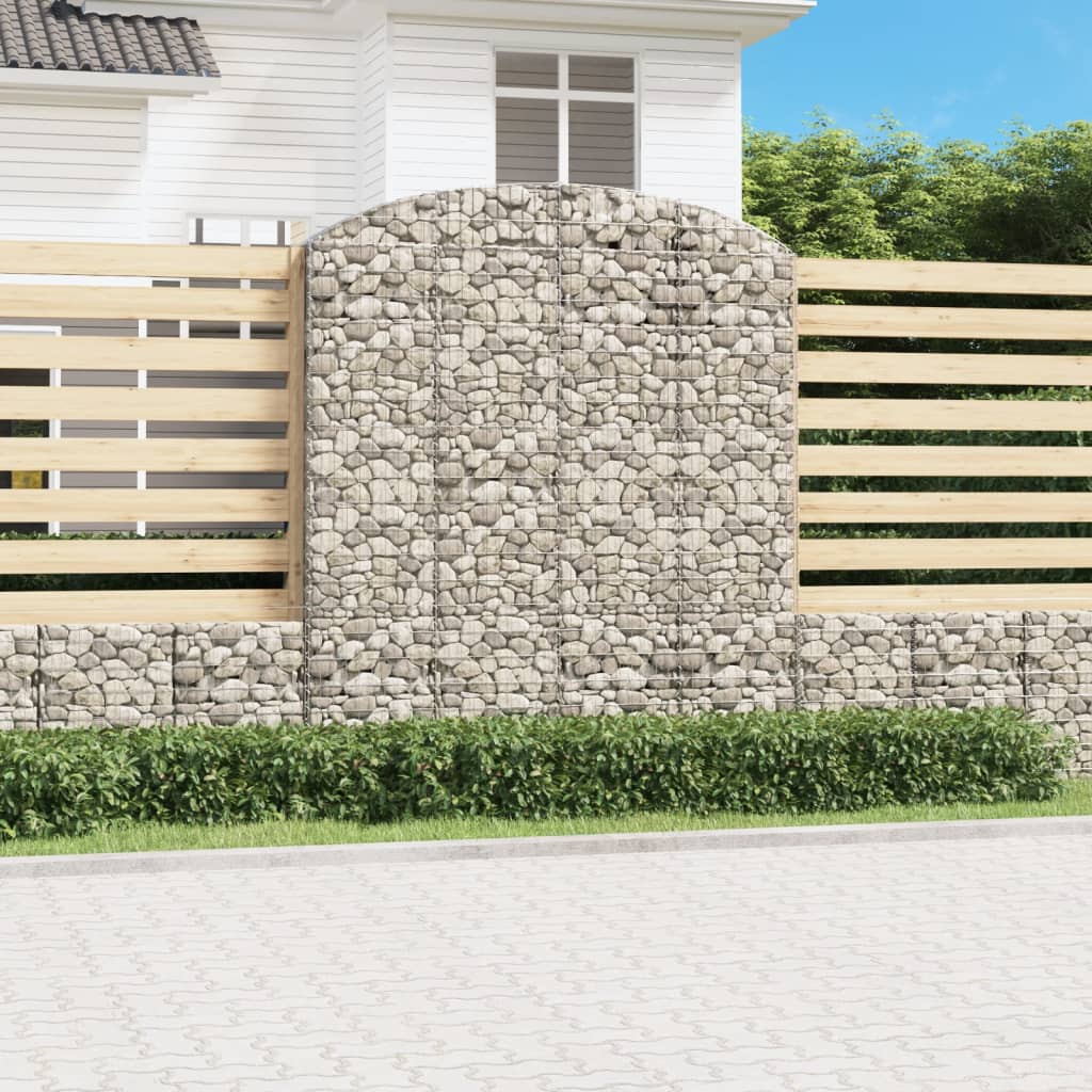 Schanskorf gewelfd 200x50x220/240 cm gegalvaniseerd ijzer is nu te koop bij PeponiXL, paradijselijk wonen!