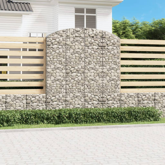 Schanskorf gewelfd 200x50x220/240 cm gegalvaniseerd ijzer is nu te koop bij PeponiXL, paradijselijk wonen!