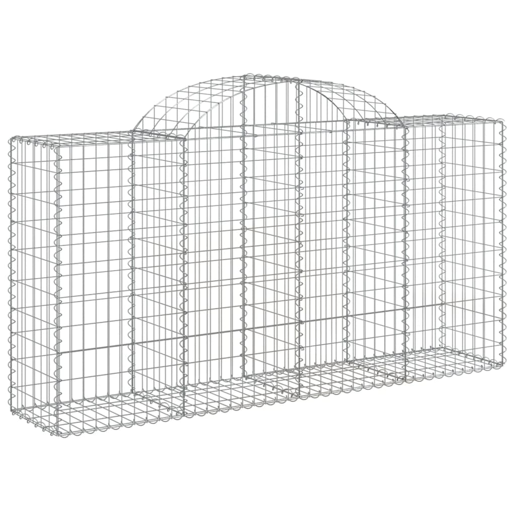 Schanskorf gewelfd 200x50x100/120 cm gegalvaniseerd ijzer is nu te koop bij PeponiXL, paradijselijk wonen!