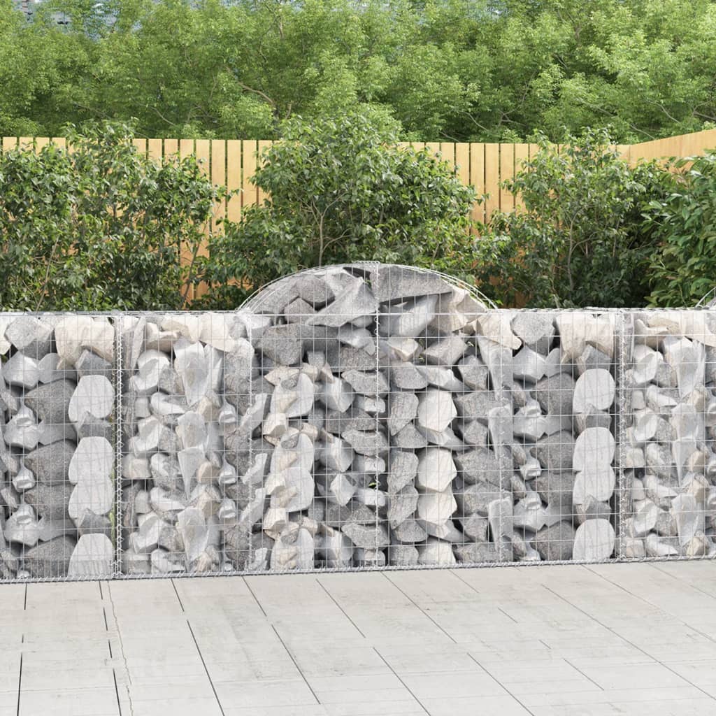 Schanskorf gewelfd 200x50x100/120 cm gegalvaniseerd ijzer is nu te koop bij PeponiXL, paradijselijk wonen!