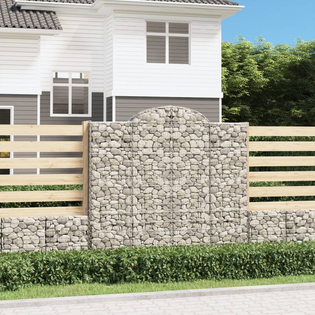 Schanskorf gewelfd 200x50x180/200 cm gegalvaniseerd ijzer is nu te koop bij PeponiXL, paradijselijk wonen!