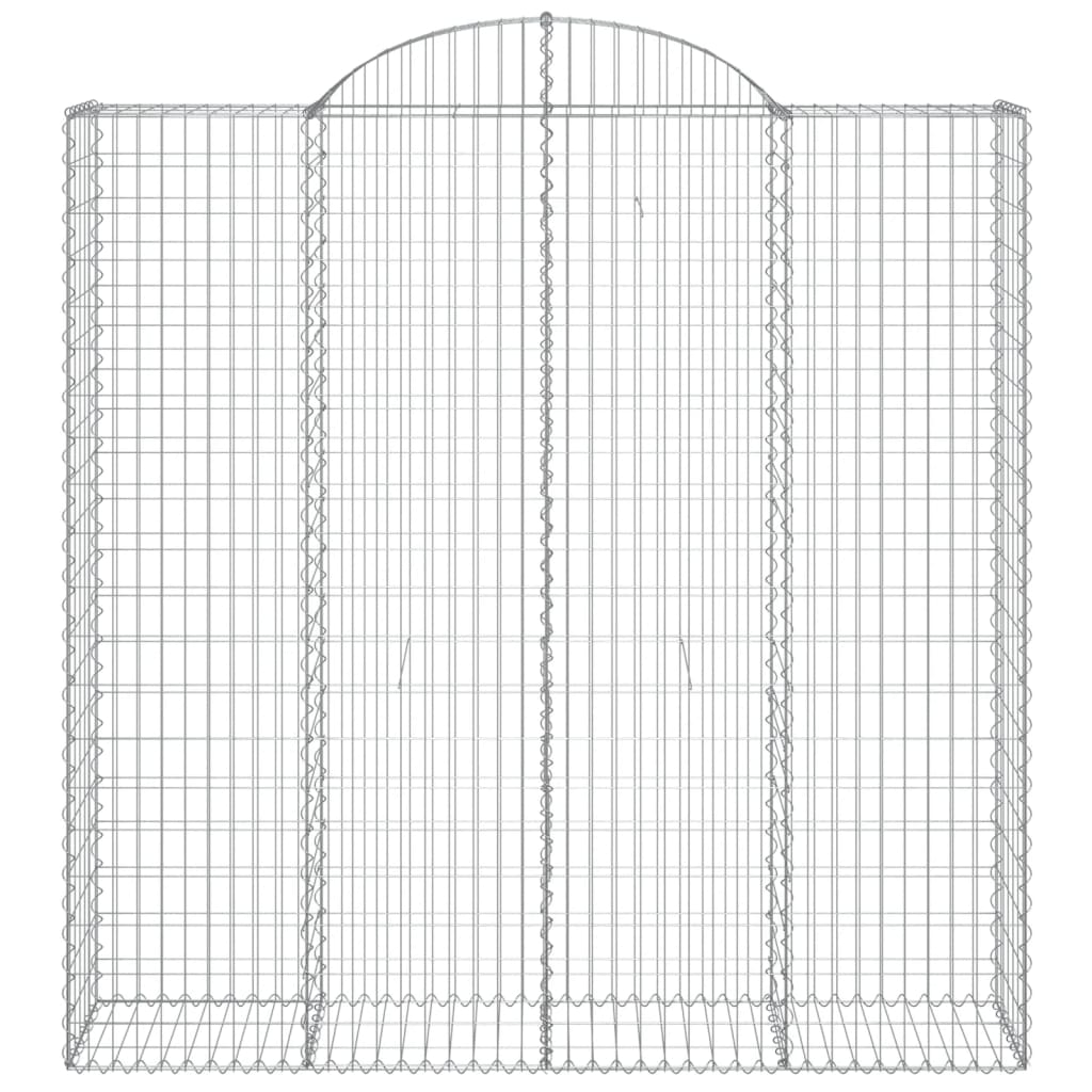 Schanskorf gewelfd 200x50x200/220 cm gegalvaniseerd ijzer is nu te koop bij PeponiXL, paradijselijk wonen!