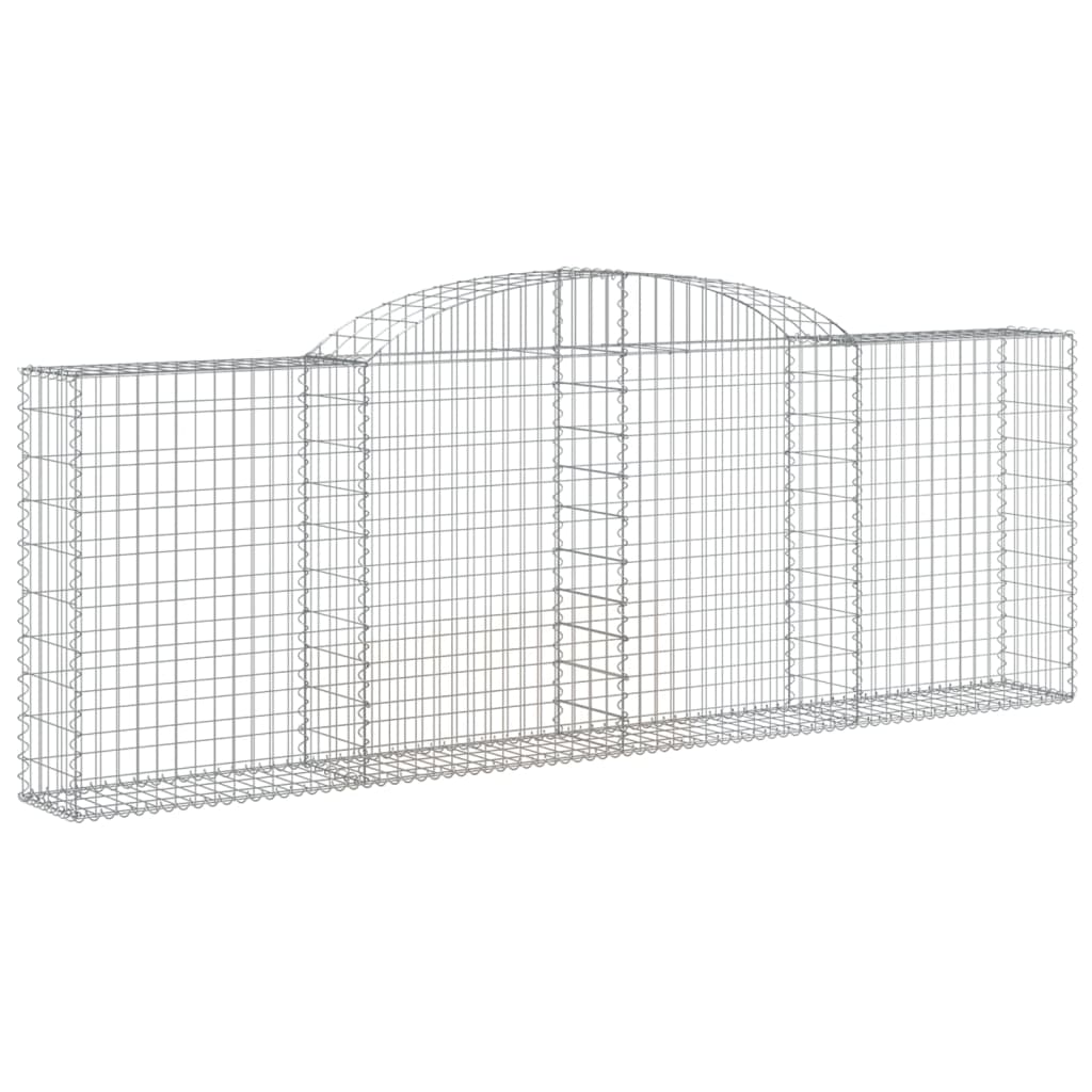 Schanskorf gewelfd 300x30x100/120 cm gegalvaniseerd ijzer is nu te koop bij PeponiXL, paradijselijk wonen!