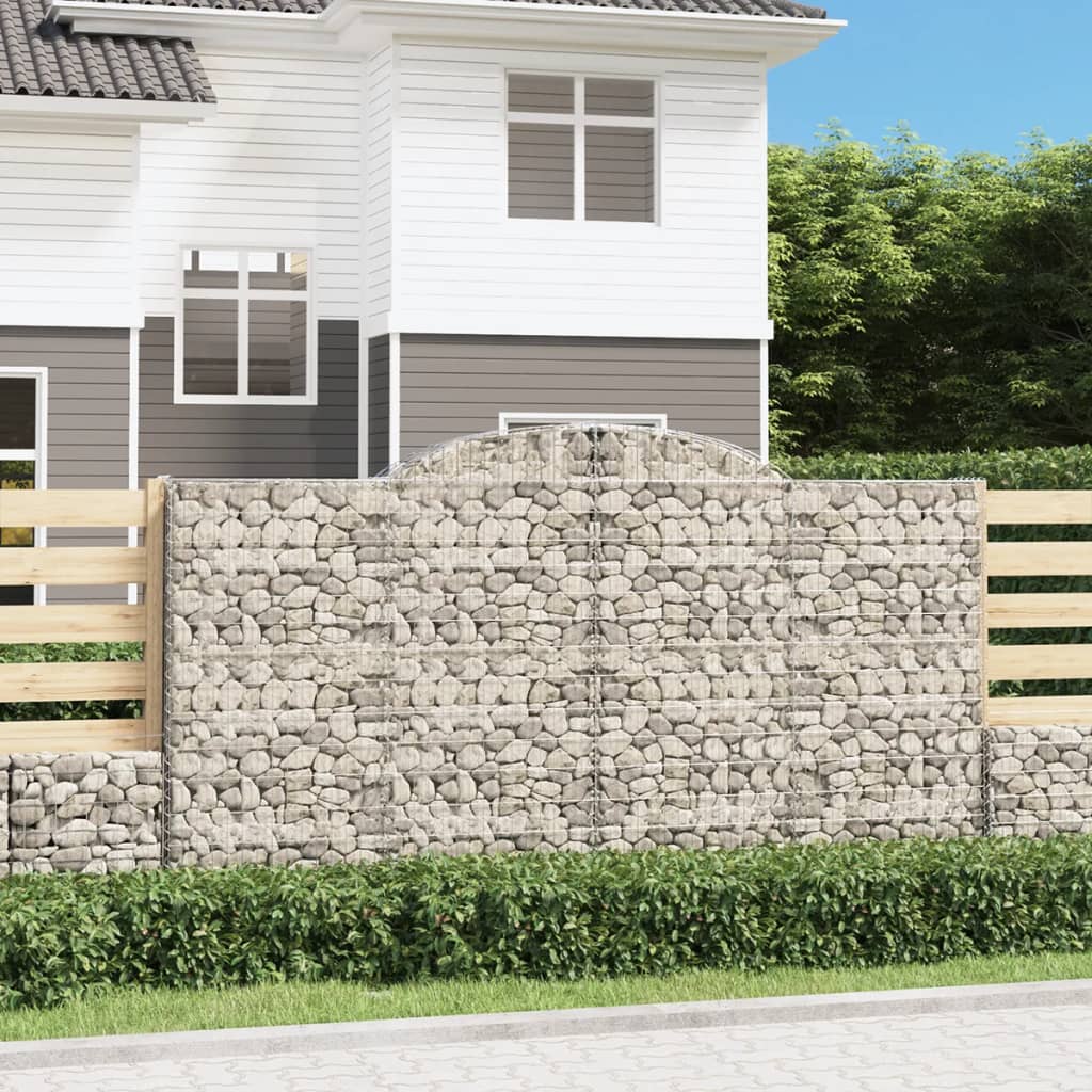 Schanskorf gewelfd 300x30x160/180 cm gegalvaniseerd ijzer is nu te koop bij PeponiXL, paradijselijk wonen!
