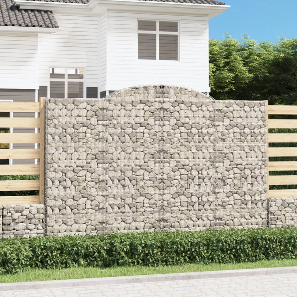 Schanskorf gewelfd 300x30x200/220 cm gegalvaniseerd ijzer is nu te koop bij PeponiXL, paradijselijk wonen!