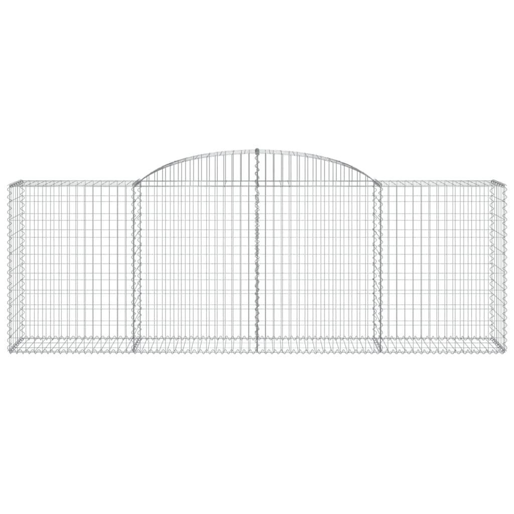 Schanskorf gewelfd 300x50x100/120 cm gegalvaniseerd ijzer is nu te koop bij PeponiXL, paradijselijk wonen!