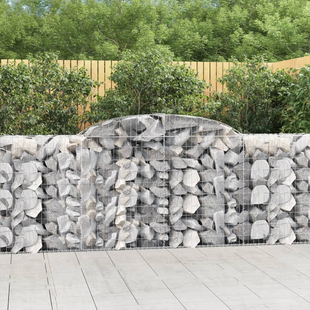 Schanskorf gewelfd 300x50x100/120 cm gegalvaniseerd ijzer is nu te koop bij PeponiXL, paradijselijk wonen!