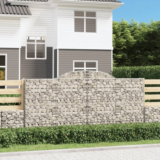 Schanskorf gewelfd 300x50x140/160 cm gegalvaniseerd ijzer is nu te koop bij PeponiXL, paradijselijk wonen!