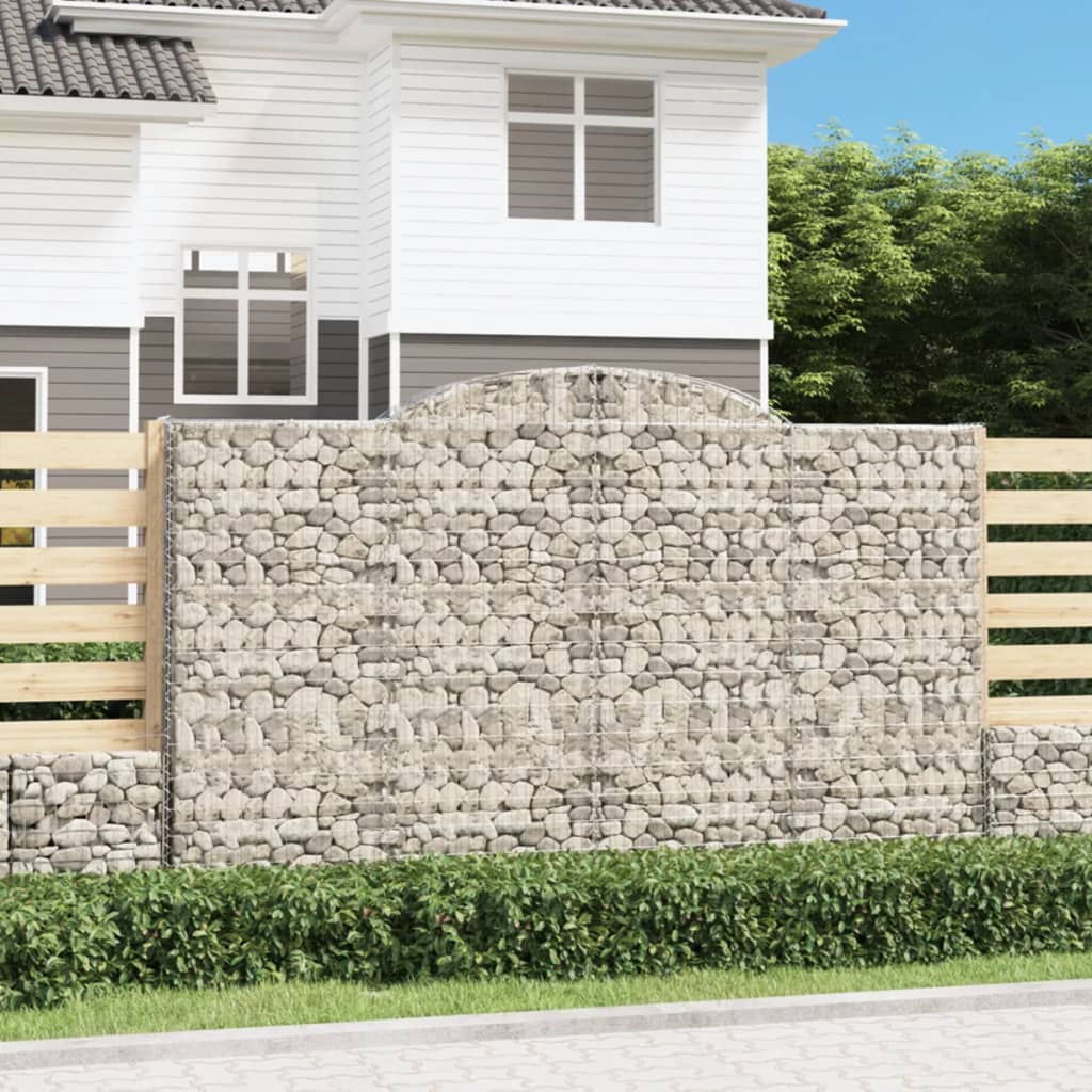 Schanskorf gewelfd 300x50x180/200 cm gegalvaniseerd ijzer is nu te koop bij PeponiXL, paradijselijk wonen!
