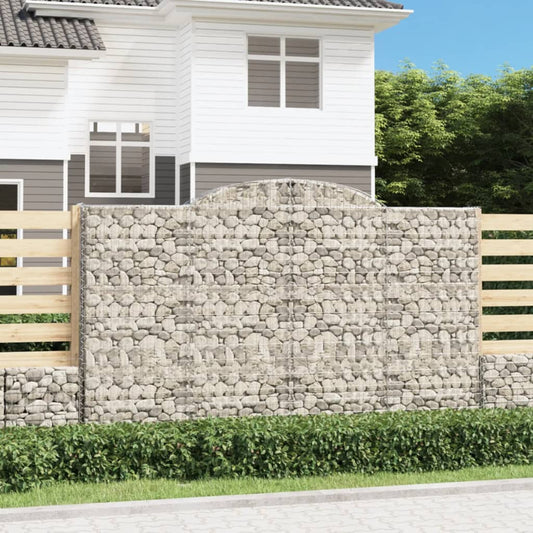Schanskorf gewelfd 300x50x180/200 cm gegalvaniseerd ijzer is nu te koop bij PeponiXL, paradijselijk wonen!