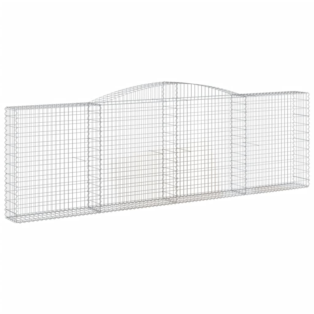 Schanskorf gewelfd 400x30x120/140 cm gegalvaniseerd ijzer is nu te koop bij PeponiXL, paradijselijk wonen!