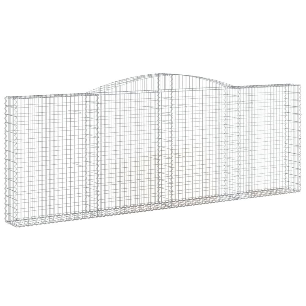 Schanskorf gewelfd 400x30x140/160 cm gegalvaniseerd ijzer is nu te koop bij PeponiXL, paradijselijk wonen!