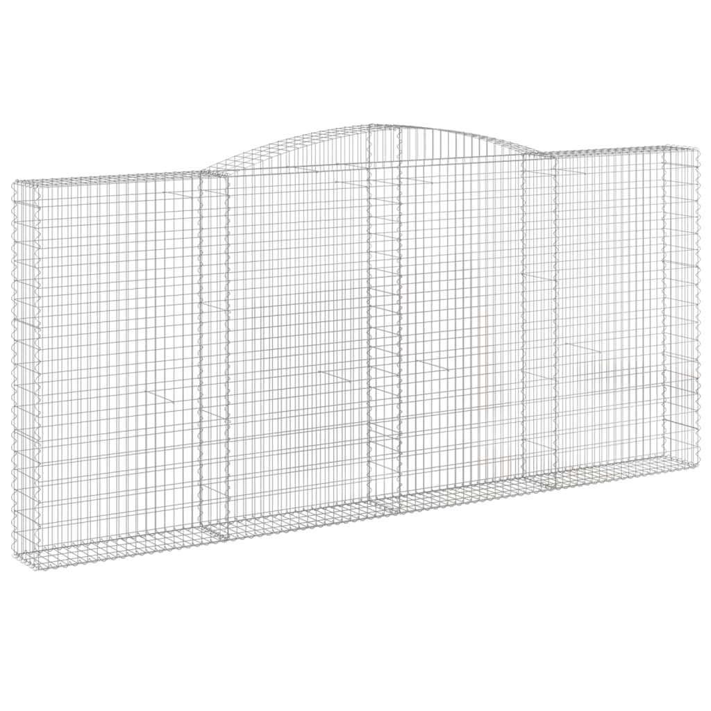 Schanskorf gewelfd 400x30x180/200 cm gegalvaniseerd ijzer is nu te koop bij PeponiXL, paradijselijk wonen!