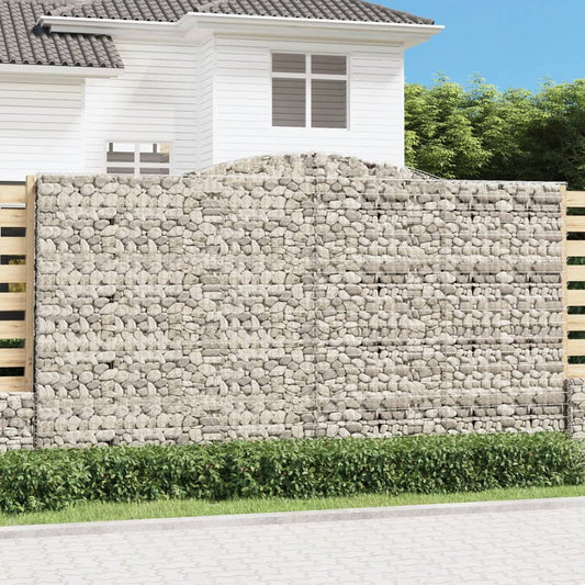 Schanskorf gewelfd 400x30x220/240 cm gegalvaniseerd ijzer is nu te koop bij PeponiXL, paradijselijk wonen!