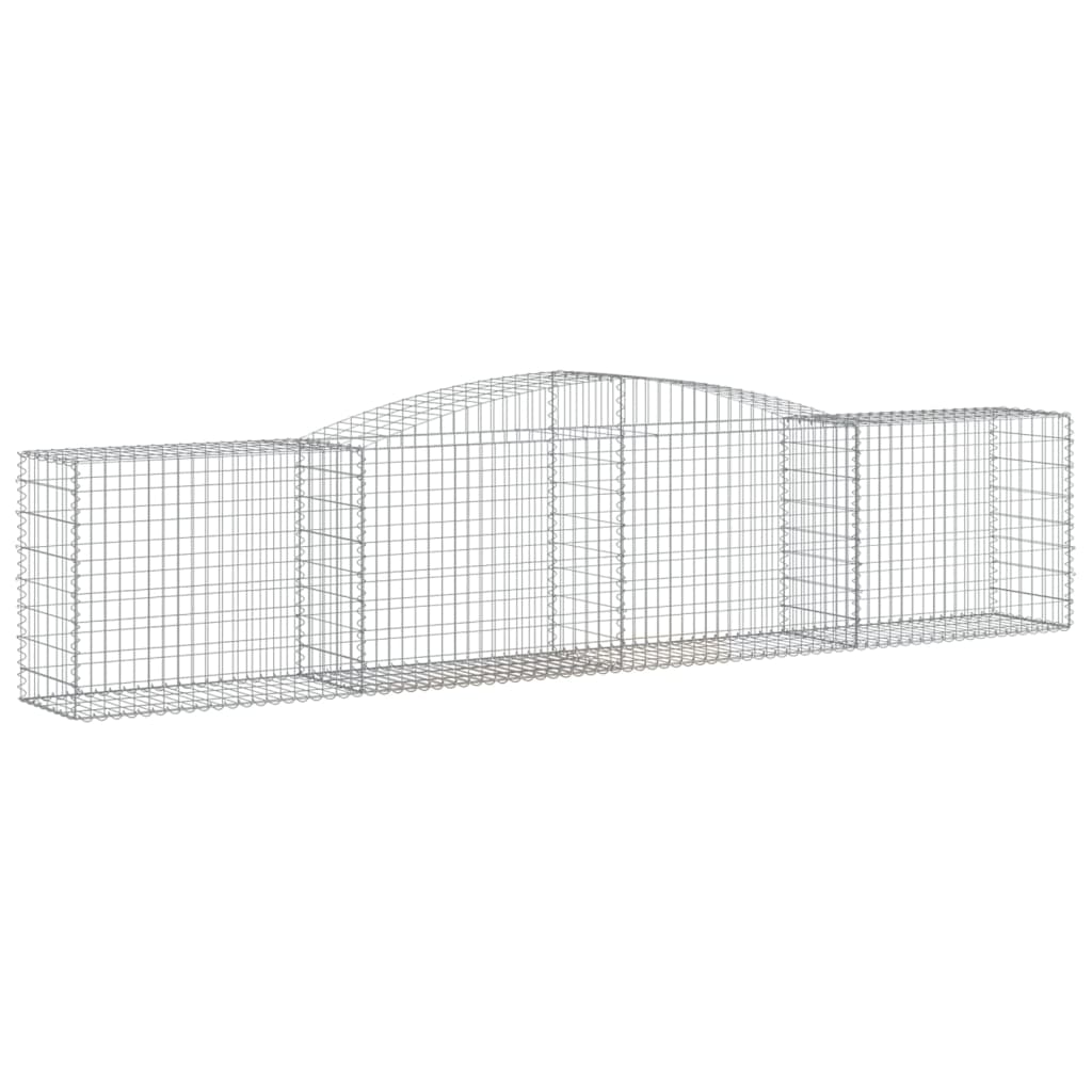 Schanskorf gewelfd 400x50x80/100 cm gegalvaniseerd ijzer is nu te koop bij PeponiXL, paradijselijk wonen!