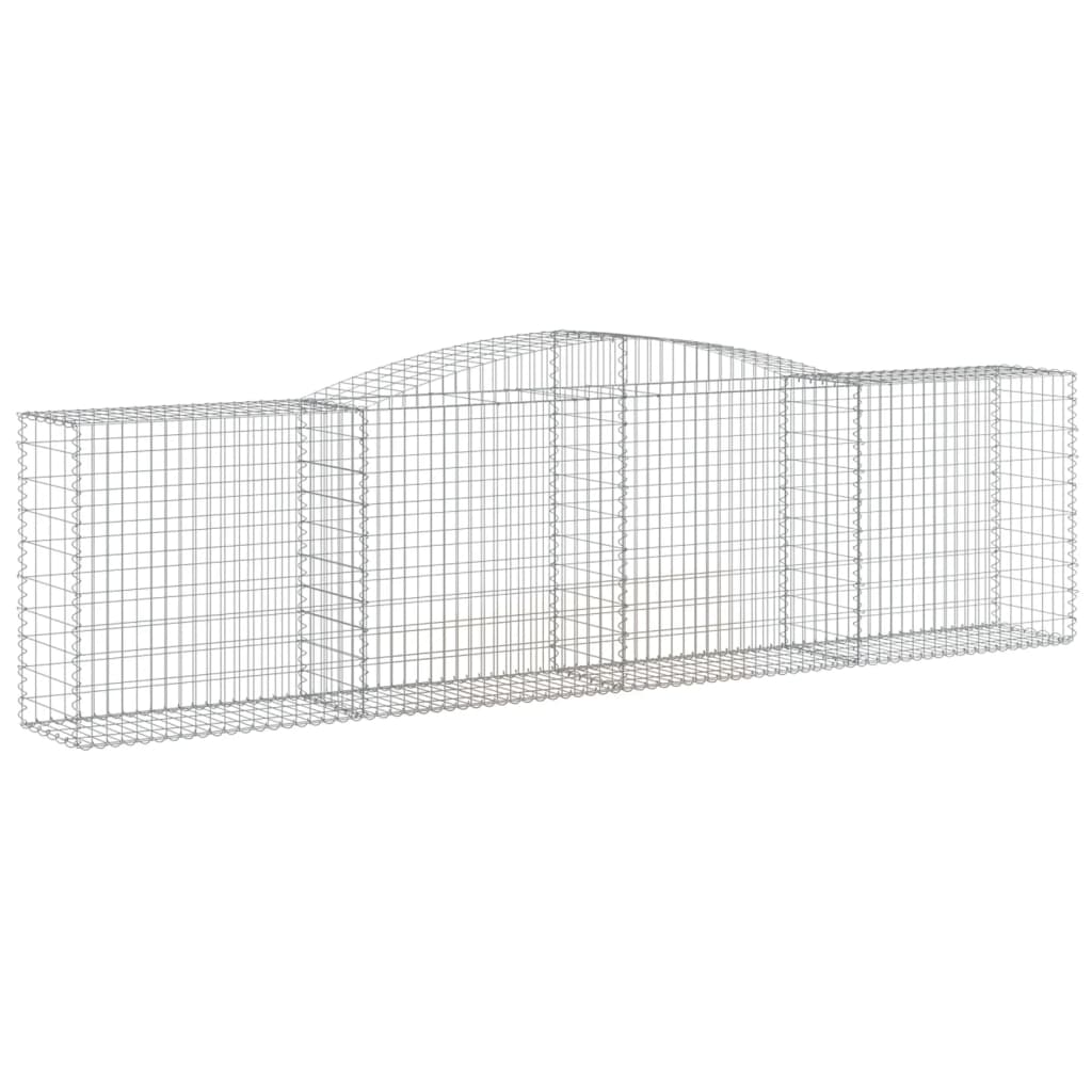 Schanskorf gewelfd 400x50x100/120 cm gegalvaniseerd ijzer is nu te koop bij PeponiXL, paradijselijk wonen!