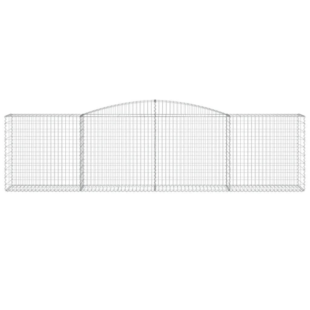 Schanskorf gewelfd 400x50x100/120 cm gegalvaniseerd ijzer is nu te koop bij PeponiXL, paradijselijk wonen!