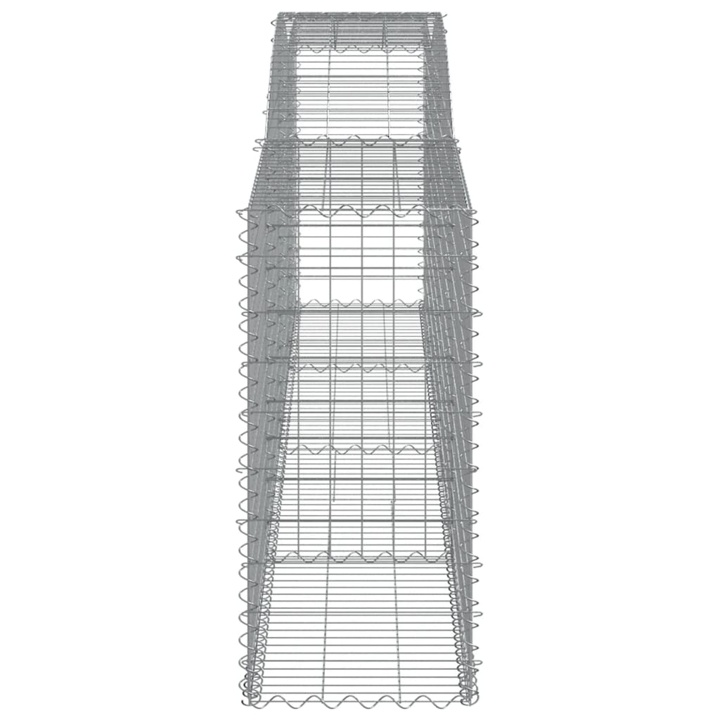 Schanskorf gewelfd 400x50x100/120 cm gegalvaniseerd ijzer is nu te koop bij PeponiXL, paradijselijk wonen!