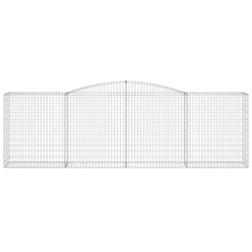 Schanskorf gewelfd 400x50x120/140 cm gegalvaniseerd ijzer is nu te koop bij PeponiXL, paradijselijk wonen!