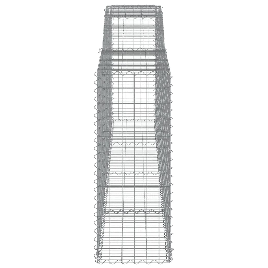 Schanskorf gewelfd 400x50x120/140 cm gegalvaniseerd ijzer is nu te koop bij PeponiXL, paradijselijk wonen!