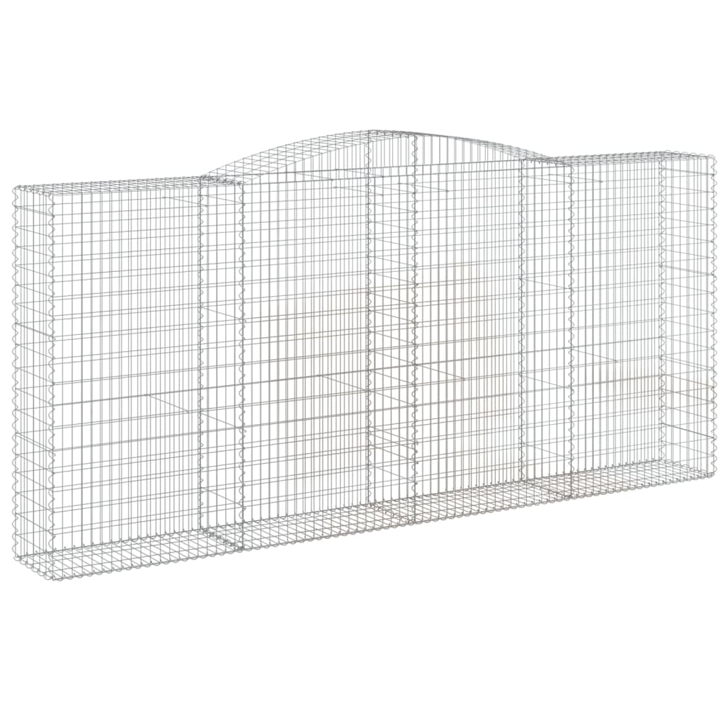 Schanskorf gewelfd 400x50x180/200 cm gegalvaniseerd ijzer is nu te koop bij PeponiXL, paradijselijk wonen!