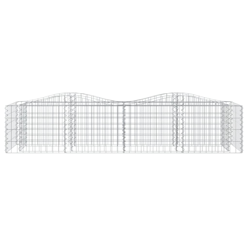 Schanskorf gewelfd verhoogd 200x50x50 cm gegalvaniseerd ijzer is nu te koop bij PeponiXL, paradijselijk wonen!